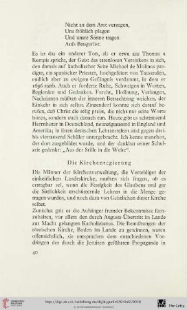 b) Kirchenregierung