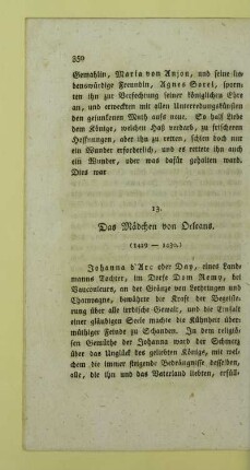 13. Das Maedchen von Orleans. (1429-1430)