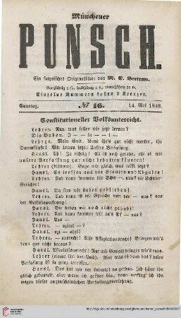 No. 16 (14. Mai 1848)