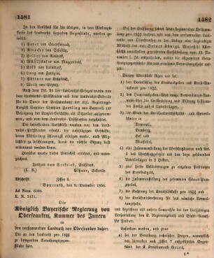 Protokoll über die Verhandlungen des Landrathes für Oberfranken im Königreiche Bayern. 1856/57