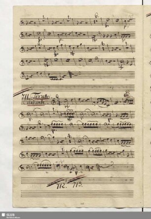 711. Terzetto: Frà gl'orriori della Notte / Naumann, J.G.
