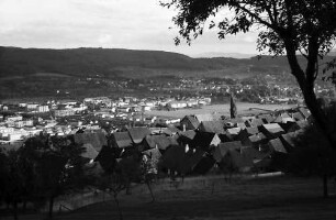 Lörrach, Tüllingen: Über die Dächer von Tüllingen auf Stetten