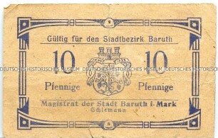 Baruth, 10 Pfennig