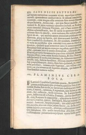 LVI. Flaminius Cerasola.