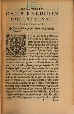 De la verité de la religion chrestienne contre les athées, epicuriens, payens, juifs ...