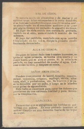 Baños aromáticos.