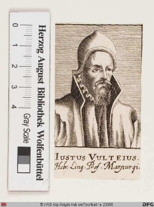 Bildnis Justus Vultejus