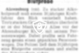 Blutprobe