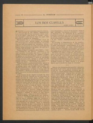 Los dos claveles