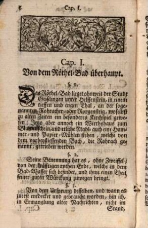 Neue Abhandlung von dem Röthel-Bad bey Geißlingen, In des H. R. Reichs-Freyen Stadt Ulm Gebieth gelegen