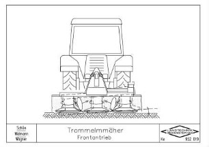 Trommelmäher Frontantrieb