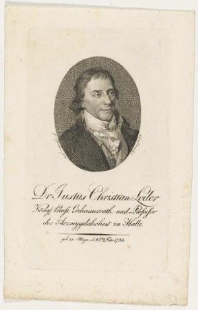 Bildnis des Justus Christian Loder