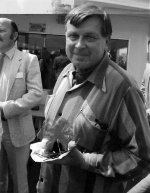 31. Tagung 1981 (29.6.-3.7.) Mediziner; Gruppen bei der Maikäferrede: Daniel C. Gajdusek