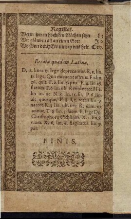 Errata quædam Latina.