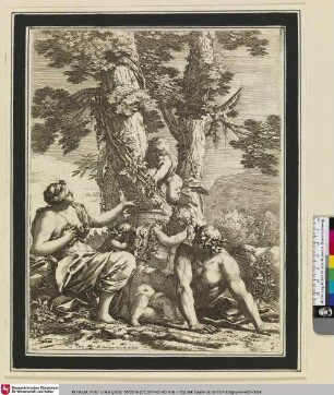 [Bacchanten-Familie am Baum]