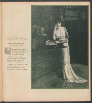 Señora Rosa Sáenz Peña de Saavedra Lamas - [Retrato] : Madrigal