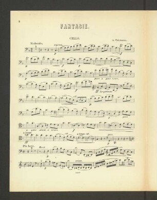 Fantasie. Cello.