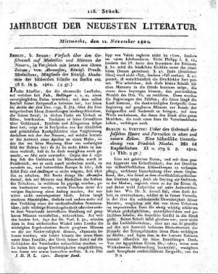 1801-11-11 : 116. Stück