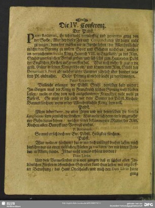Die IV. Conferenz