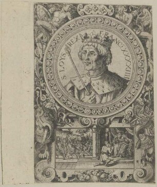 Bildnis von Loys IX., König von Frankreich