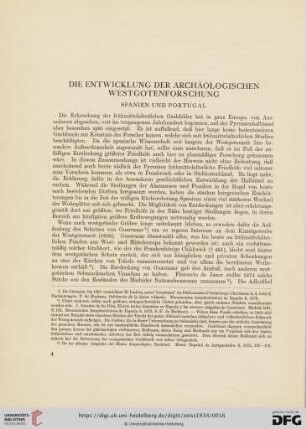 Die Entwicklung der archäologischen Westgotenforschung