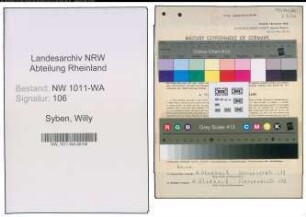 Entnazifizierung Willy Syben , geb. 24.02.1891 ()