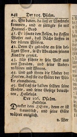 248-255, Der 106. Psalm