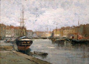 Hafenszene/ Harbour Scene