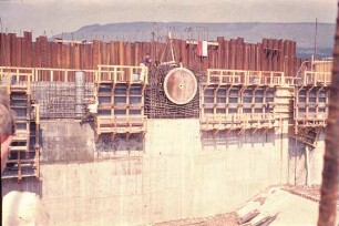 Spannungsmessungen am Wehr Säckingen/Hochrhein