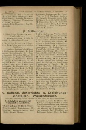 Oeffentl. Unterrichts- u. Erziehungs-Anstalten, Waisenhäuser