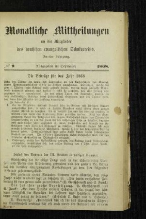 Schluß des Referats der III. Sektion in voriger Nummer