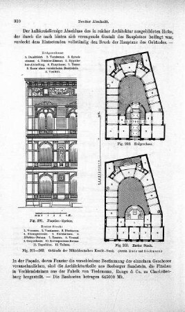 Fig. 201-203. Gebäude der Mitteldeutschen Kredit-Bank