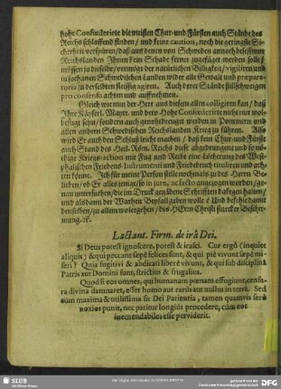 Lactant. Firm. de ira Dei