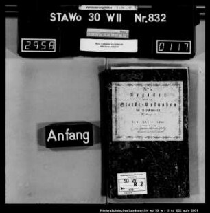 Zivilstandsregister Warberg (Kanton Helmstedt)