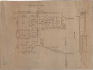 Fischer, Theodor; Blaichach; Haus Gradner - Kanalisationsplan