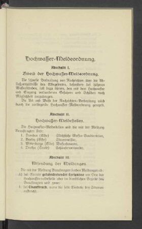 Abschnitt III. Absendung der Meldungen