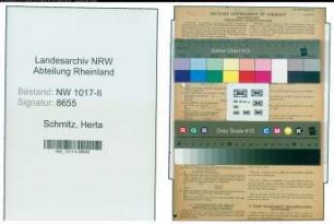 Entnazifizierung Herta Schmitz , geb. 07.04.1909 ()