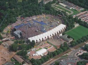 Erfurt, Steigerwaldstadion. Konzert Bon Jovie am 13. Juni 1996