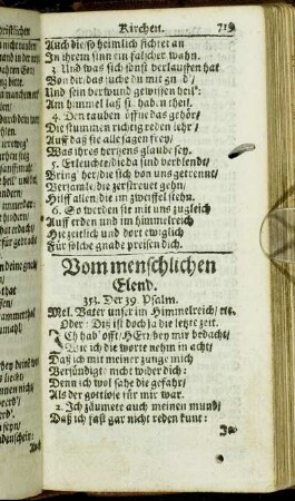 Vom menschlichen Elend.