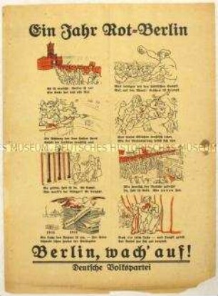 Aufruf der Deutschen Volkspartei zur Stadtverordnetenwahl in Berlin 1921
