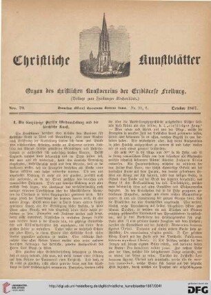 Nr. 70 (Oktober 1867)