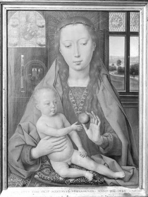 Diptychon mit der Muttergottes und dem Bildnis des Maarten van Nieuwenhove