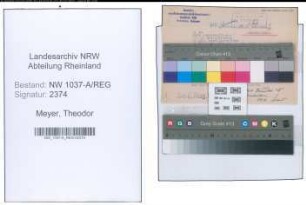 Entnazifizierung Theodor Meyer , geb. 00.00.0000 ()
