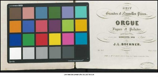 Huit Grandes et Nouvelles Pièces pour Orgue : Fugues et Préludes : Op. 108