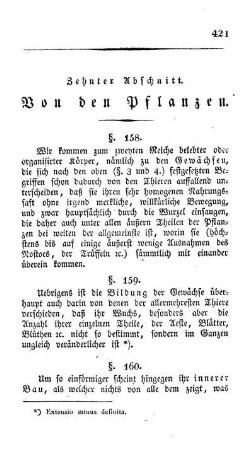 Zehnter Abschnitt. Von den Pflanzen