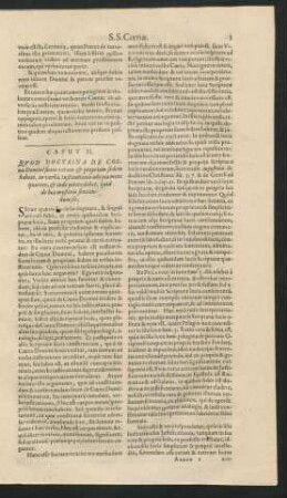 Caput II. Quod Doctrina De Coena Domini suam veram & propriam sedem habeat ...
