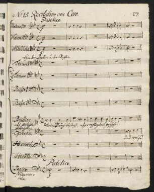 No. 15: Recitativo con Coro