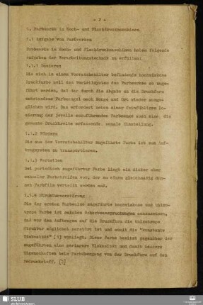 1. Farbwerke in Hoch- und Flachdruckmaschinen