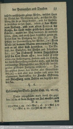 §. 6. Erklärung der Stelle Hiobs Cap. 28, 26-28