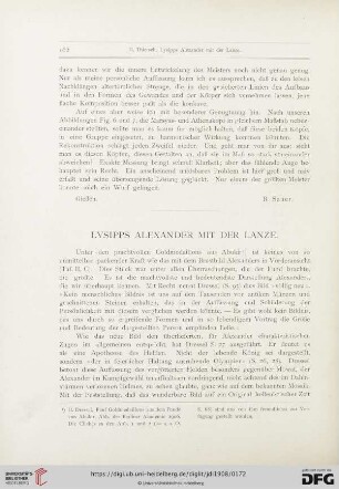 Lysipps Alexander mit der Lanze